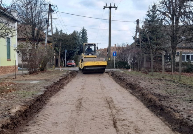 Székkutas, Belterületi utak aszfaltozása 2025-2026
